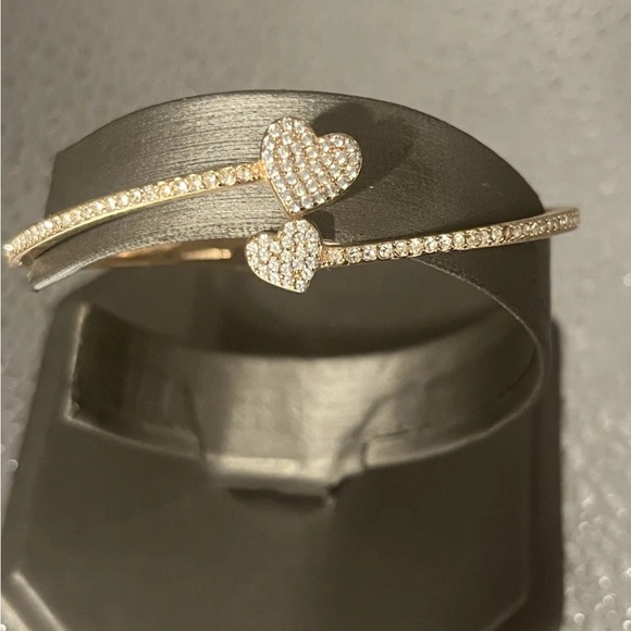Kate Spade Gold, Rose and Silver Bow and Heart Bracelet Trio - Picture 8 of 10